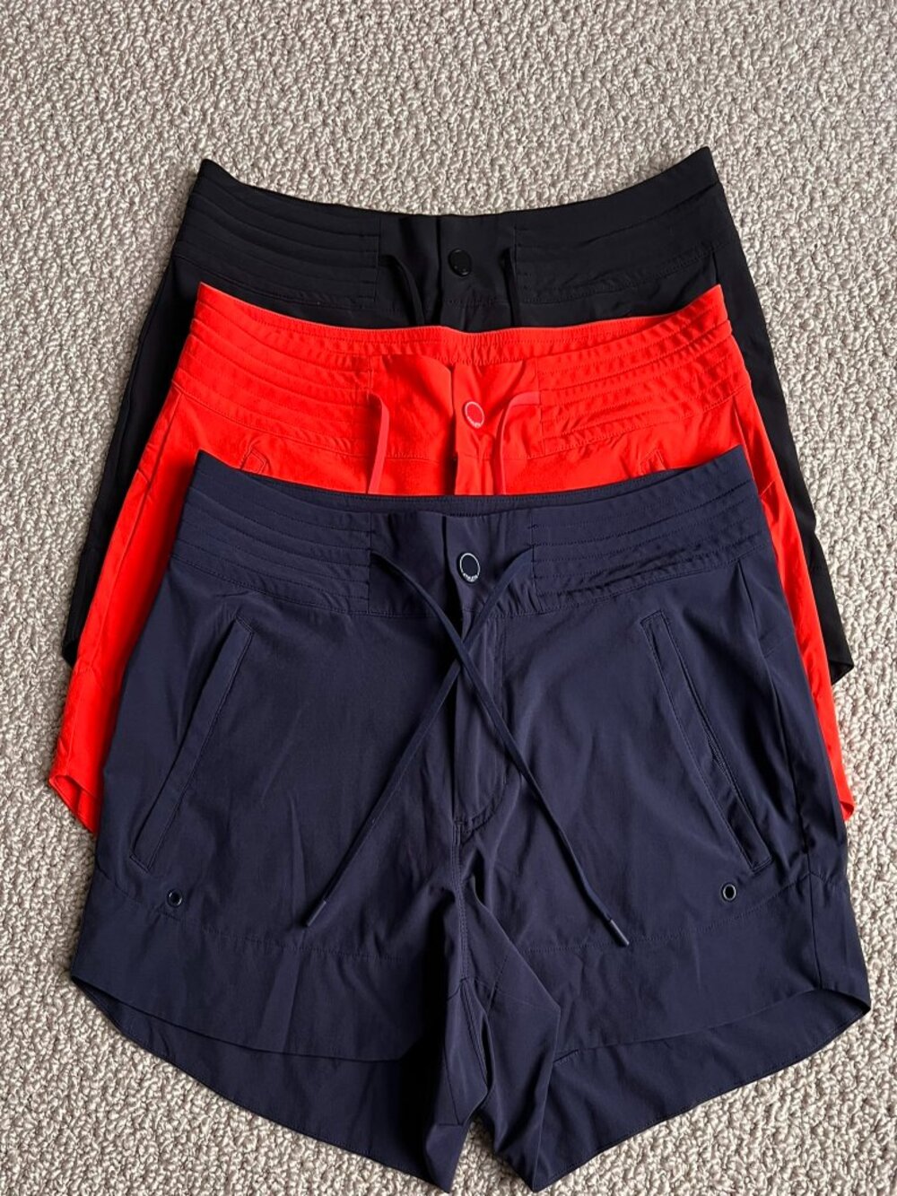Athleta swim shorts, orange, size 6 - Picture 4 of 4